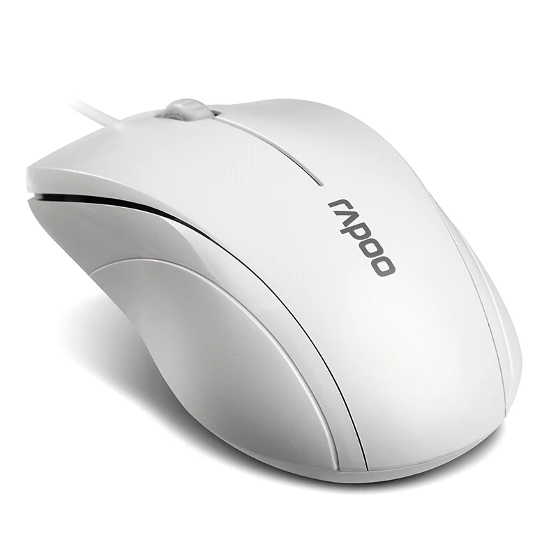 Rapoo N1600 оригинальная оптическая проводная мышь с 1000 dpi USB Бесшумная прочная