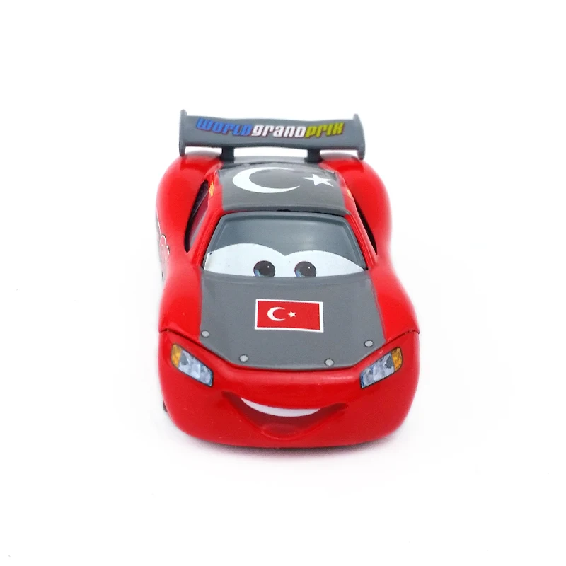 Disney Pixar Cars No.95 Lightning Mcqueen турецкая модель металлическая литая игрушка автомобиль
