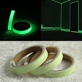 

15mm/20mm 1/3M/roll Luminous Tape Self Adhesive Glow in the Dark Safety Stage Car Bike Stairs Door Home Decorations Warning Tape