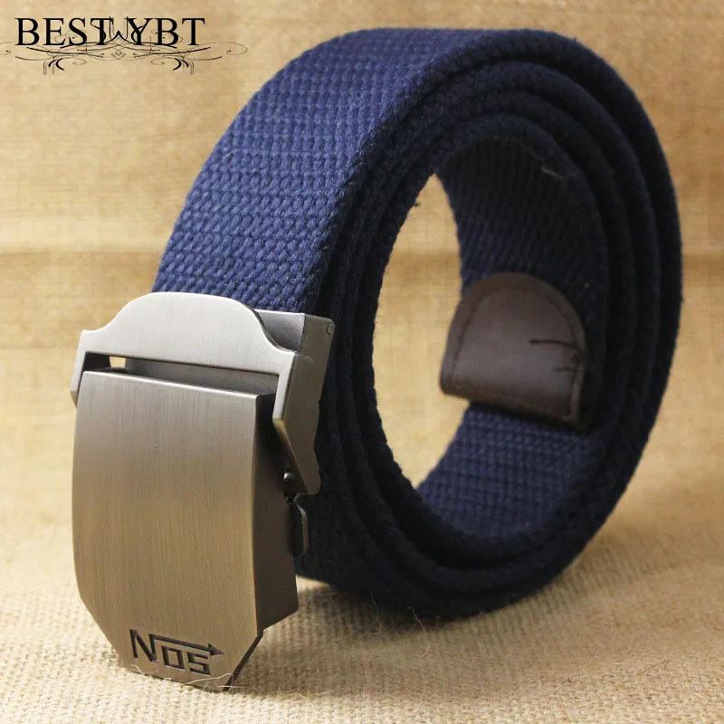 Beste Ybt Hot Mannelijke Tactische Riem Top Kwaliteit 4 Mm Dikke 3.8 Cm Breed Casual Canvas Riem Outdoor Voor Mannen automatische Gesp Riem