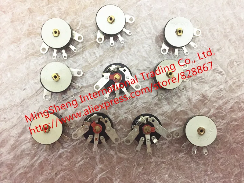 Оригинальный Новый потенциометр 100% B503 B50K RV16MM с переключателем радио усилитель