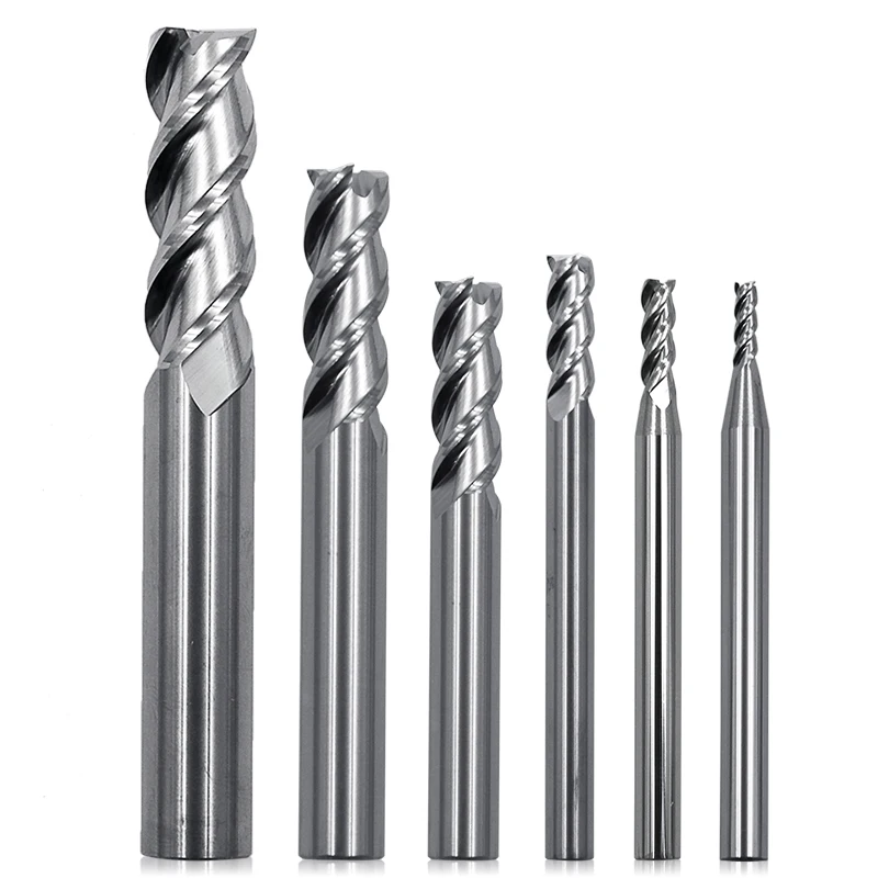 Solid Carbide Straight Shank 4 Flute End Mill CNC Milling Cutter Drill Bit 5mm