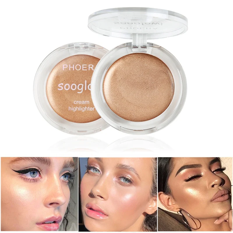 Beauty Face Makeup Liquid Highlighter Glow Cream Shimmer Concealer Make