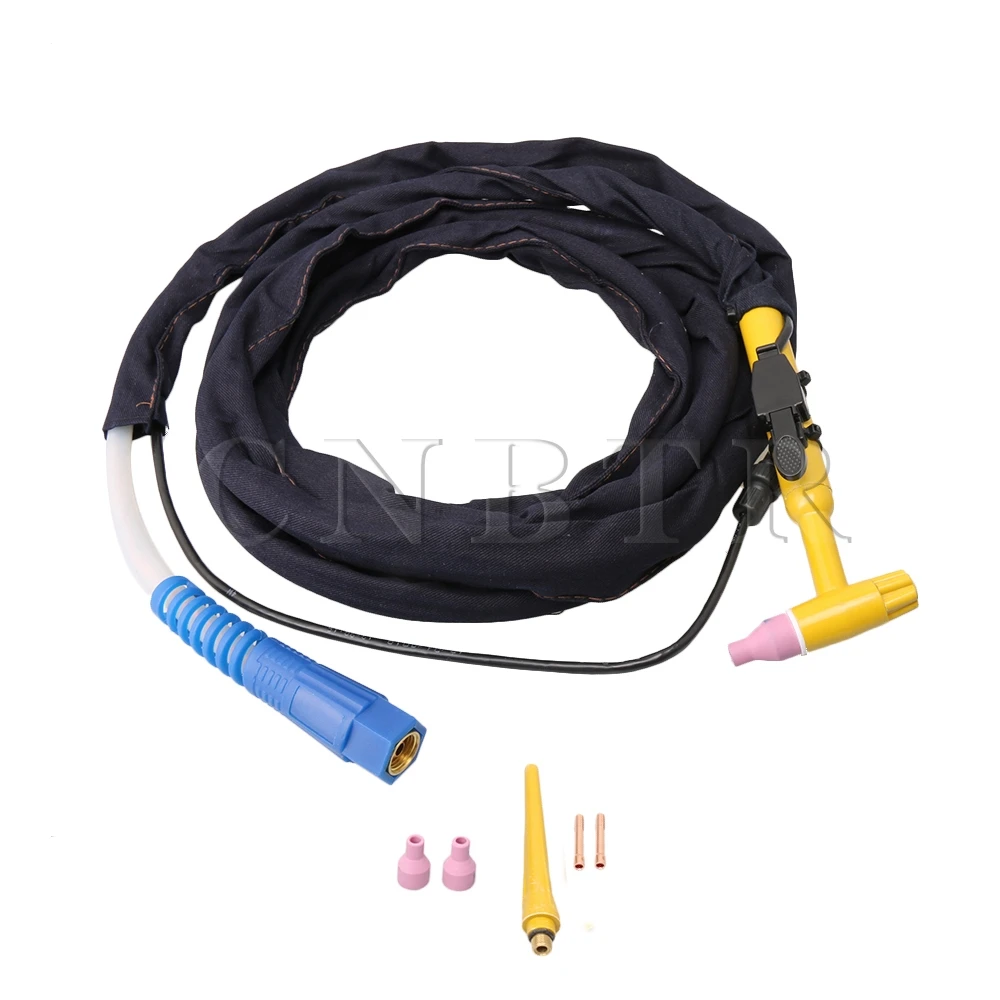 

CNBTR 4Meter Welding Gun Torch Split Type for QQ150A Argon Arc TIG Inert Gas Protection Welding Machine