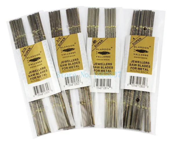 

PROMOTIONAL 1BAG 144PCS SUPER 4/0 VALLORBE SAWBLADES FOR JEWELRY,VALLORBE SAWBLADES,GLARDON VALLORBE SAW BLADE JEWELRY TOOLS