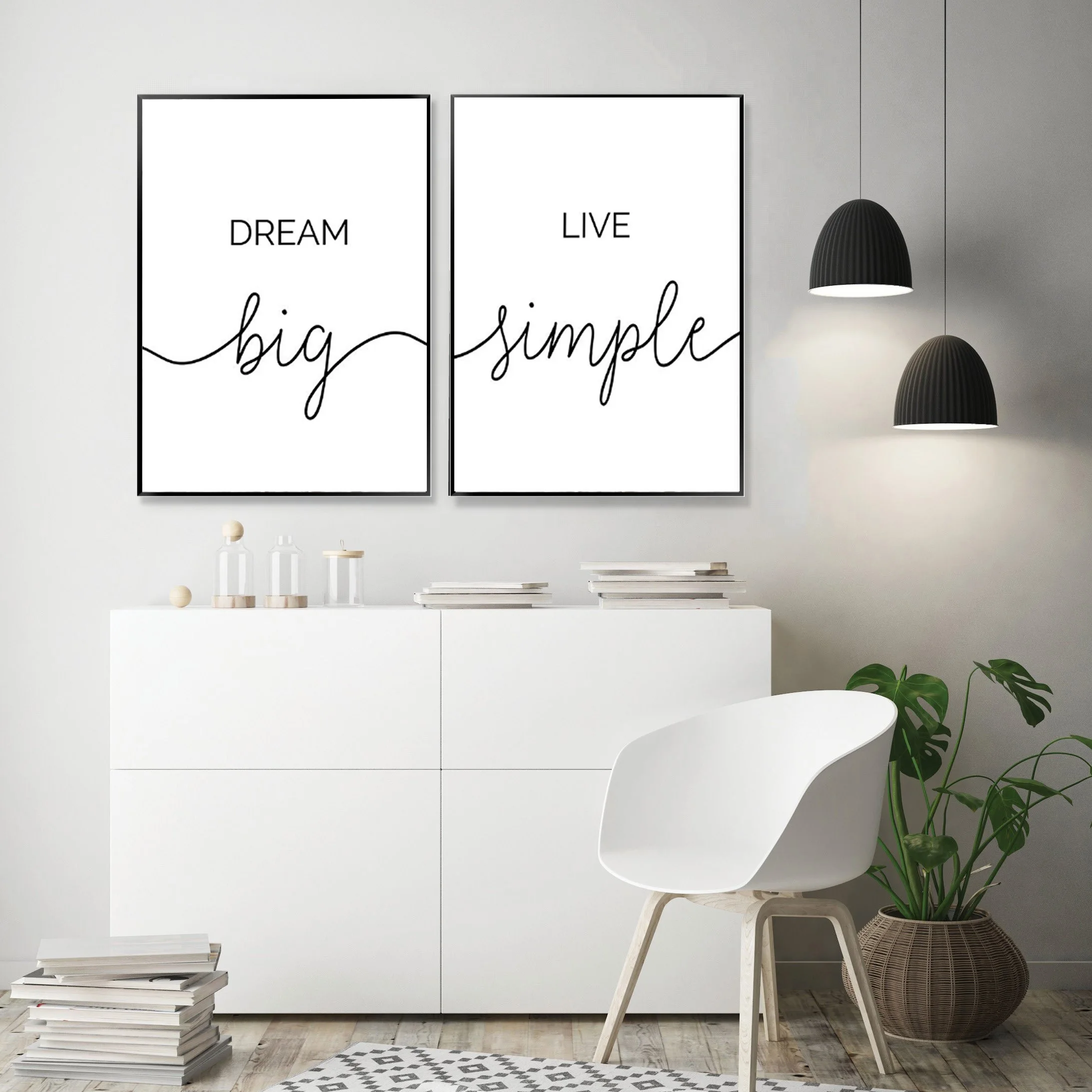 Dreams Motivational Inspirational Positive Thoughts Quote Poster Print Wall 64