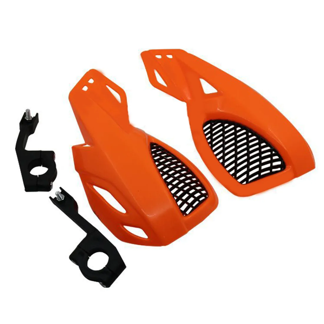 Dongzhen внедорожные мотоциклетные ручные охранники Handguard модифицированные алюминиевые лук охранники лобовое стекло непеременный предохранитель Универсальный - Цвет: Оранжевый