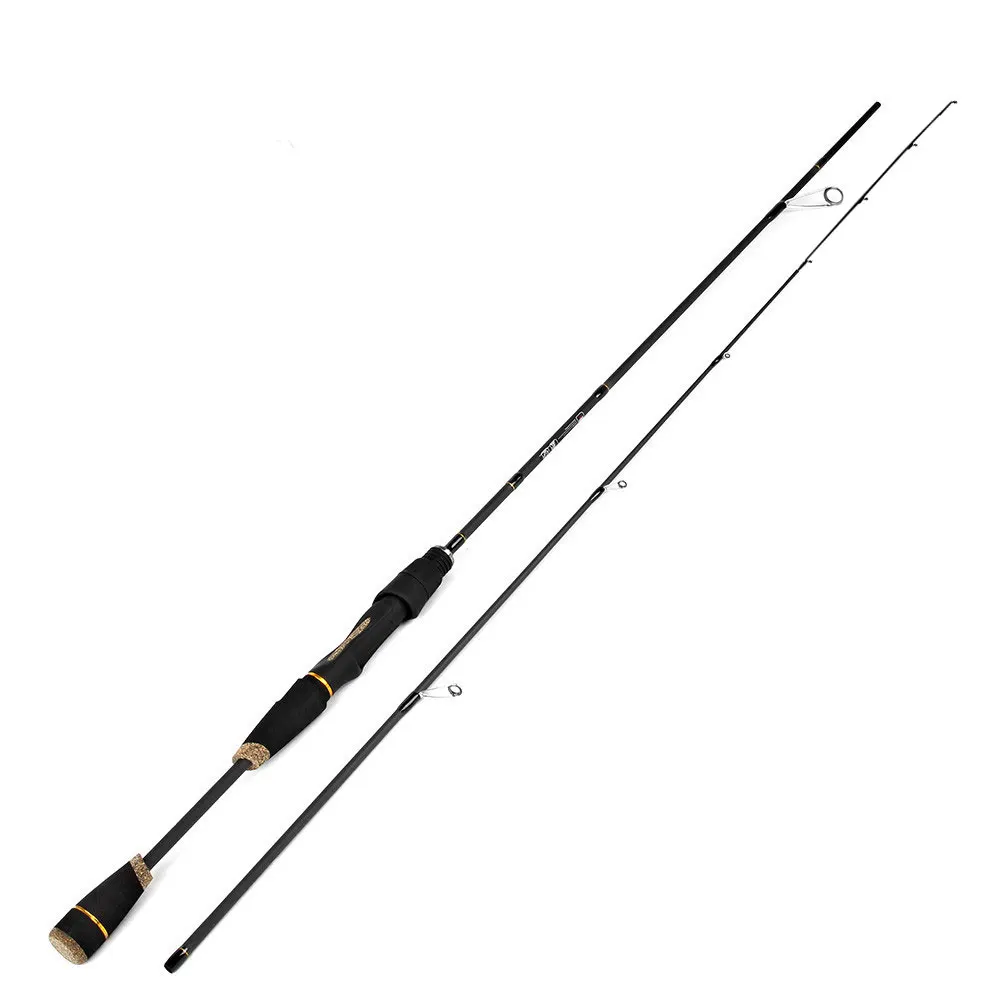 

New Ul Carbon Spinning Rod Ultra light with 2 Section 1.65m 1.8m 1.98m 2.1m 2.4m 2.7m Hard china travel and Spin Fishing Rod