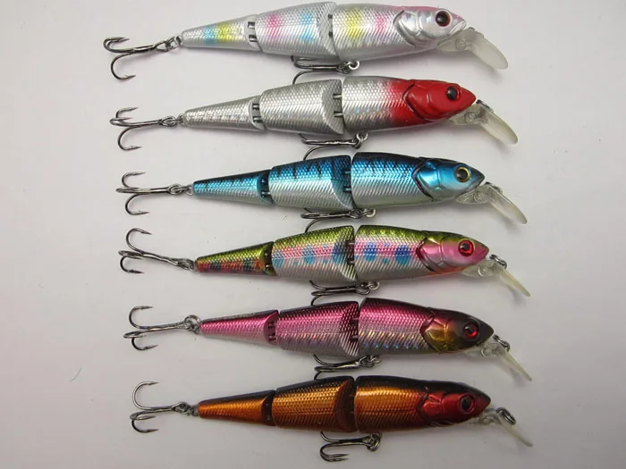 

BassLegend - 1x Jointed Lure Swimbait Pike Bass Bait Sinking Minnow 95mm 11.5g