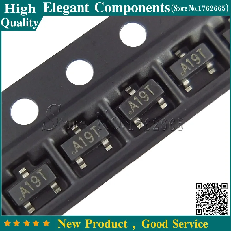 

100PCS AO3401 SOT23 A19T SOT SMD 3401 P-Channel Mosfet Transistor Free Shipping