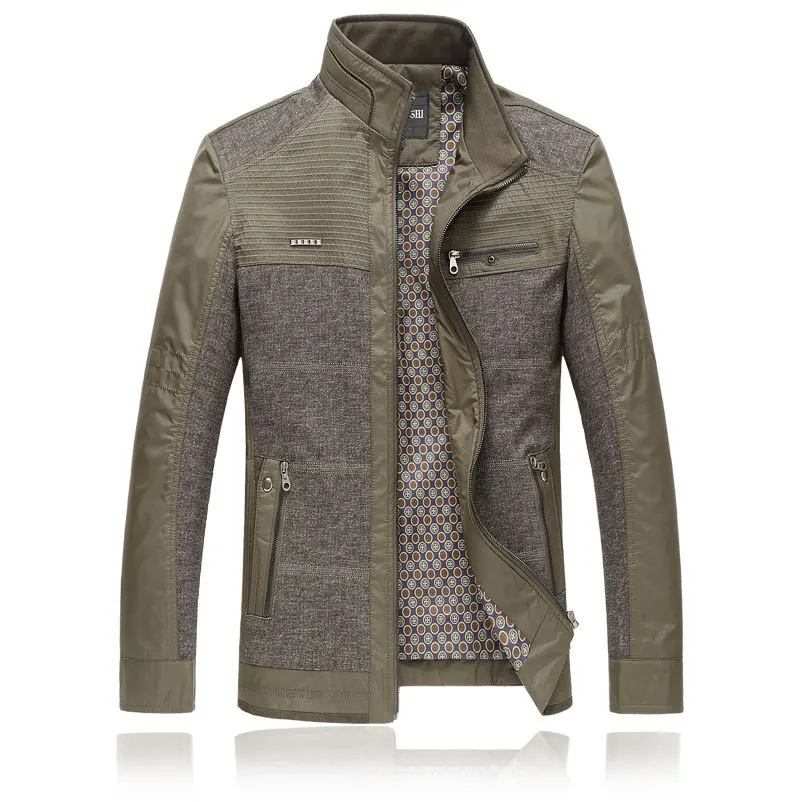2015 Spring brand mens casual jackets men's middle aged men washed