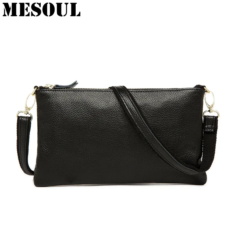 Genuine Leather Women Bag Evening Party Clutch Bags Purse Fashion Lady Shoulder Crossbody Satchel Messenger Bags