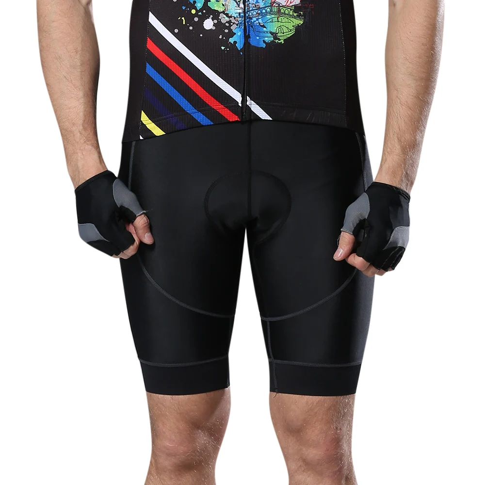 XINTOWN Men's Sports Compression Shorts Stretch Tight Padded Cycling Shorts 2 ColorsCycling