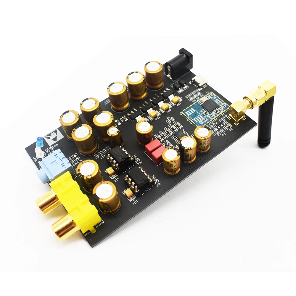  Lusya APTX HD Wireless 5.0 Bluetooth Receiver Board CSr8675+PCM5102A I2S DAC decoder board Support 