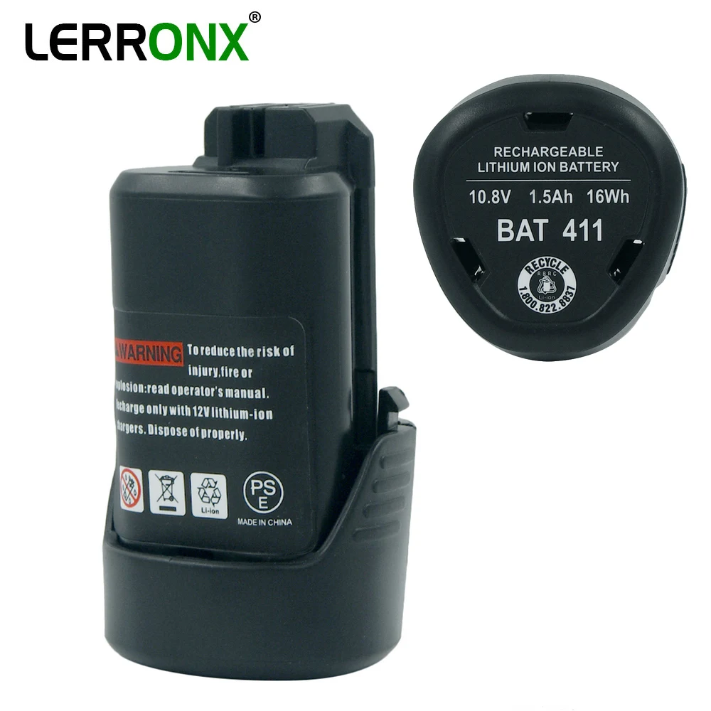 LERRONX литий ионные электроинструменты аккумуляторная батарея 1.5Ah 10 8 В для Bosch