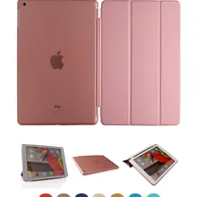 Чехол для Apple, iPad 9.7 искусственная кожа тонкая магнитная спереди Smart Cover кожи+ жесткий- сна проснуться интеллектуальные