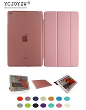 New Case for 2017 Apple New ipad 9.7 PU Leather Slim Magnetic Front Smart Cover Skin + Hard PC Back -Sleep wake up intelligent New Case for 2017 Apple New ipad 9.7 PU Leather Slim Magnetic Front Smart Cover Skin + Hard PC Back -Sleep wake up intelligent