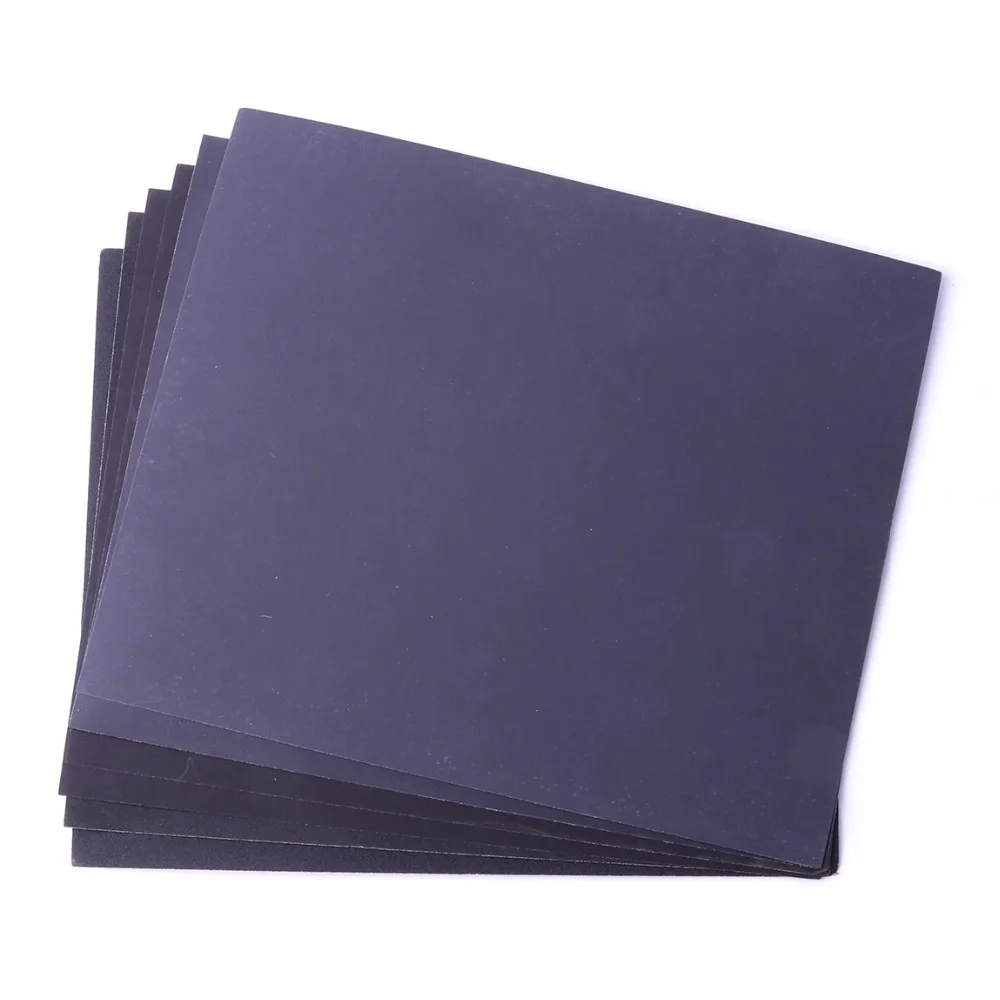 

10Pcs Silicon Carbide Waterproof emery Abrasive Paper Sandpaper sand polish grind Wet/Dry Tool Grit 280#/400#/1000#/1500#/2000#