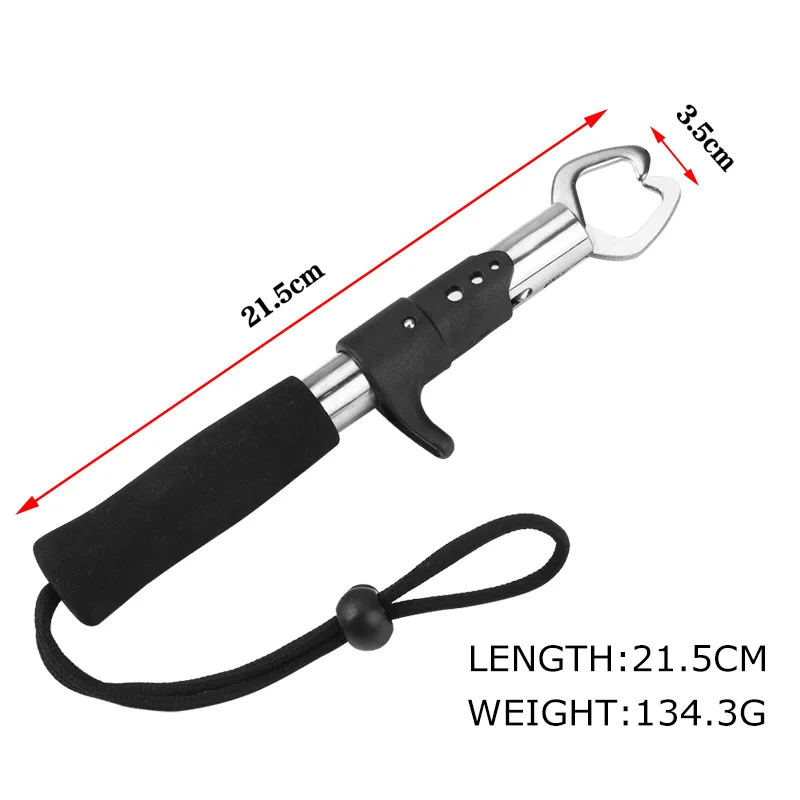 Multi-function Lure Stainless Steel Fish Grip Pliers Fish Catcher High Quality Fish Clip Fishing Gear Outdoor Tools jooyoo