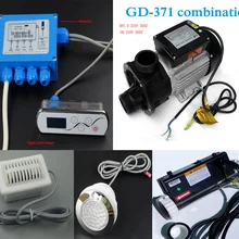 Серфинг пост контроллер комбинации GD-371 контроллер/DH1.0 220 V водяной насос/H30-R1 2KW/подводные фонари/озона