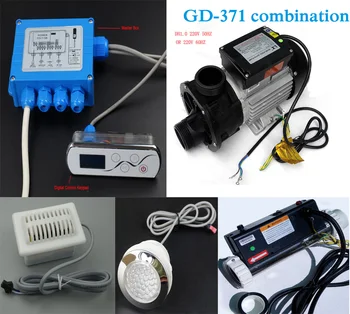 

Surfing post controller combination GD-371 controller/DH1.0 220V water pump/H30-R1 2KW/Underwater lights/ozone