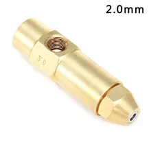 1.0/1.5/2.0/2.5mm Heavy Diesel Waste Oil Alcohol-based Fuel Burner Spray Nozzle Gold Color Two-fluid Atomization Burner Nozzle