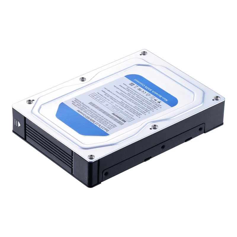 Uneatop ST5520 2-Bay 3,5 "до 2,5" алюминиевый корпус SATA HDD корпус конвертер SATA Мобильная стойка поддерживает режимы RAID и горячей замены