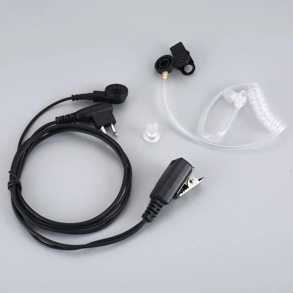 

Advanced Nipple Covert Acoustic Tube Bodyguard FBI Earpiece Headset Mic PTT for Motorola Two Way Radio Walkie Talkie 2pin