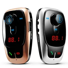 Bluetooth автомобильный комплект MP3-плеер громкой связи беспроводной fm-динамик передатчик Радио использование USB планшет зарядка ЖК-карта Воспроизведение музыки