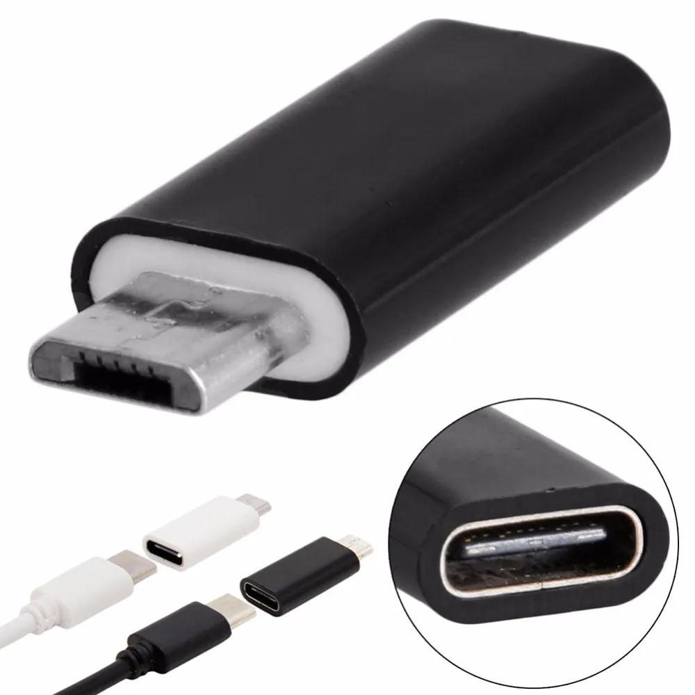 Micro USB 2,0 5-контактный разъем для USB 3,1 type C гнездовой разъем адаптер для передачи данных