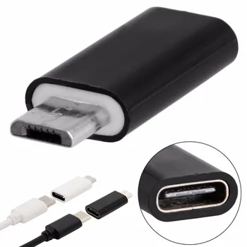 

Micro USB 2.0 5Pin Male Jack to USB 3.1 Type C Female Connector Data Adapter Drop Shipping