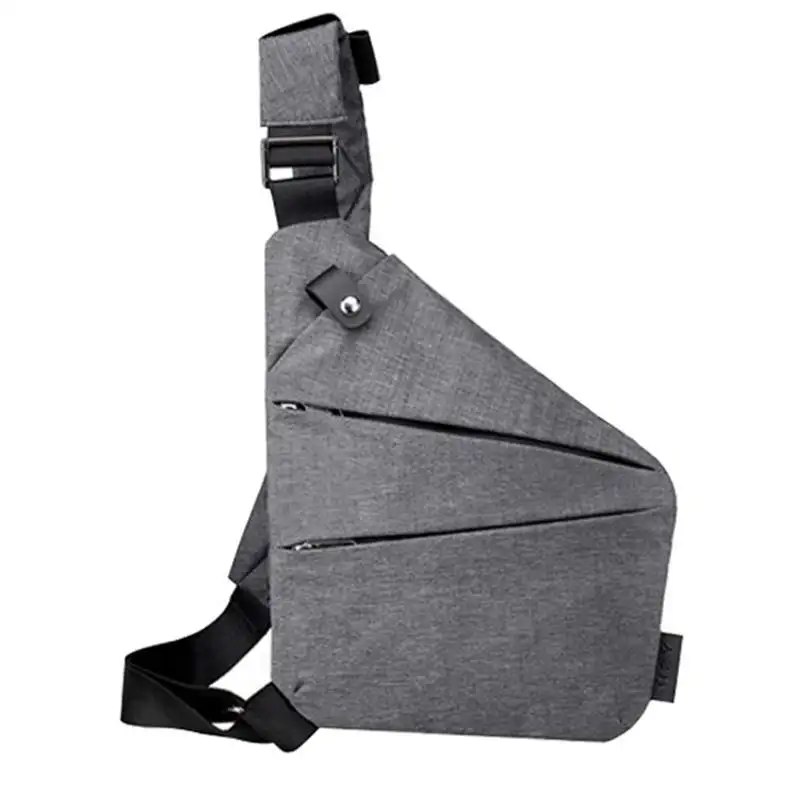 

Laamei Unisex Casual Bag Multifunction Underarm Phone Burglarproof Shoulder Bag Digital Storage Chest Bag Portable Men Package