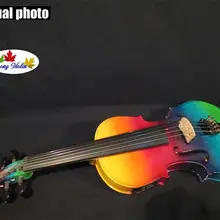 Красивые красочные электрические и акустические 5 струны для скрипки 4/4 идеальный звук#9252
