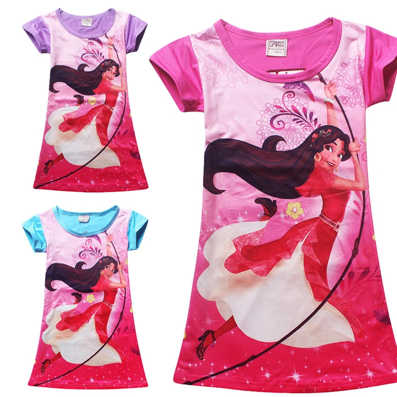 

NEAT new print girl dress girl girl, Chinese quaint little princess cartoon characters, girls cute lively dress daily 863#