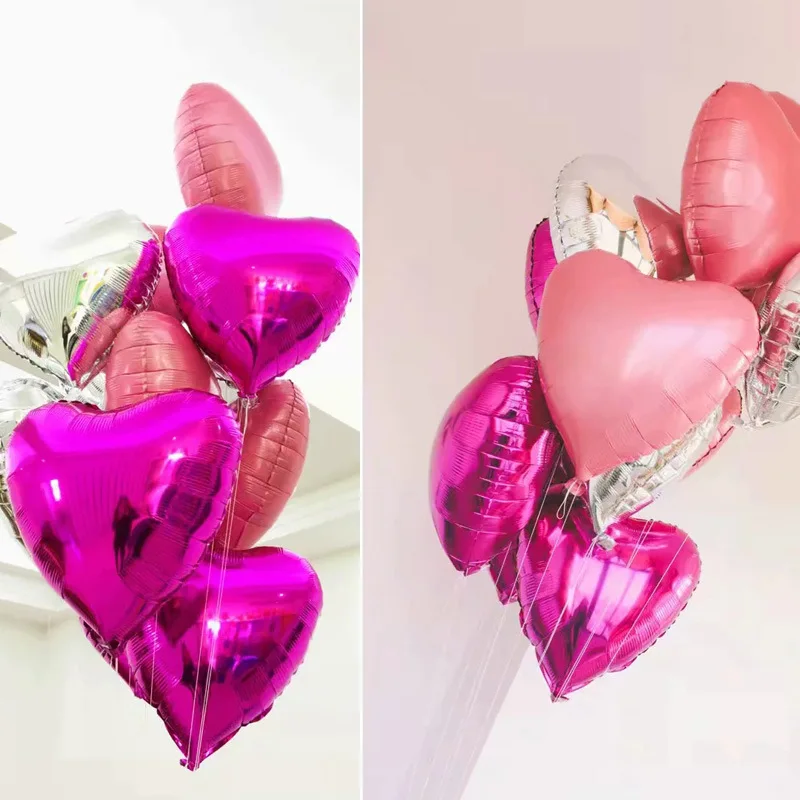 10 шт. фольгированные воздушные шары в виде сердца|balloon football|balloon dresses for promballoon video |