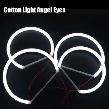 

4pc/Set White 240-SMD LED Angel Eyes Halo Ring Lighting Kit for BMW E46 3 Series Non-HID Headlights 323i 325i 328i 330i Sedan