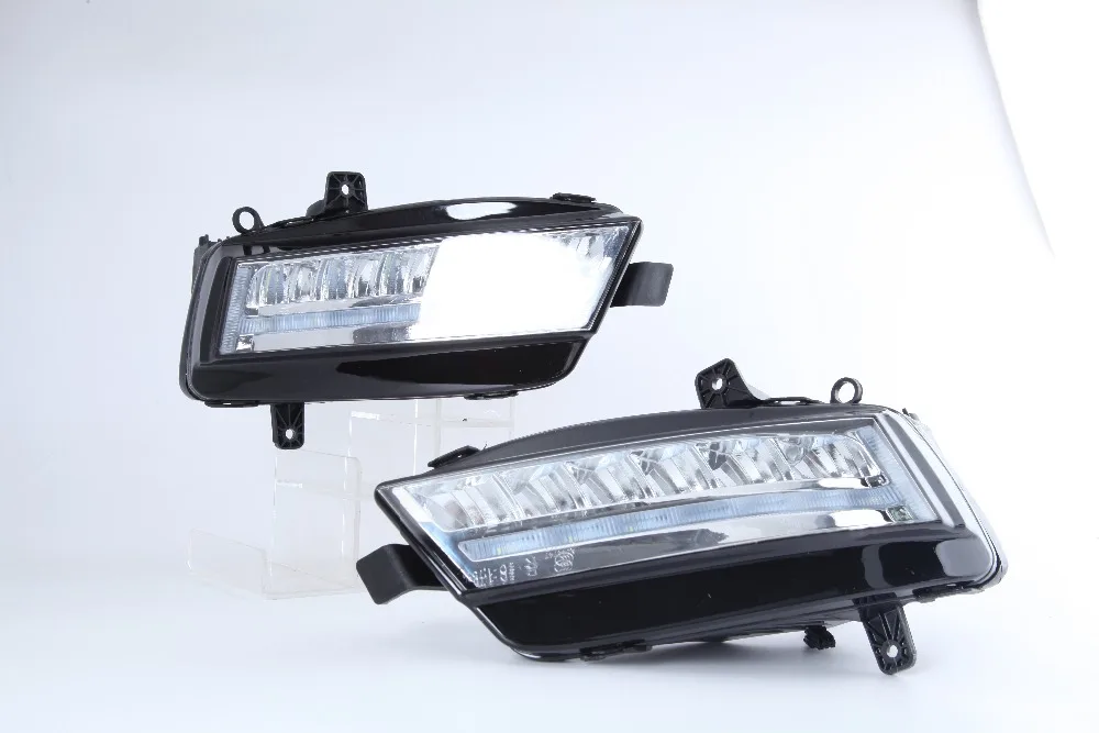 EOuns led DRL дневные ходовые огни противотуманные фары в сборе для Volkswagen VW golf 7 MK7