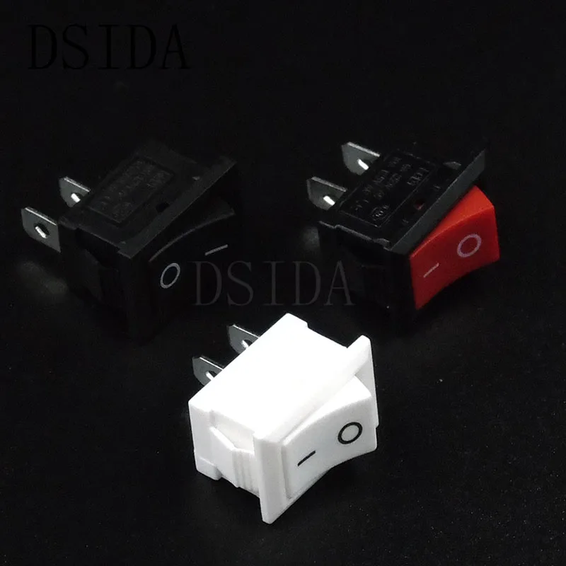 10 шт. KCD1 6A 250V 10A 125V 2Pin ON OFF 15*21 мм|Выключатели| |