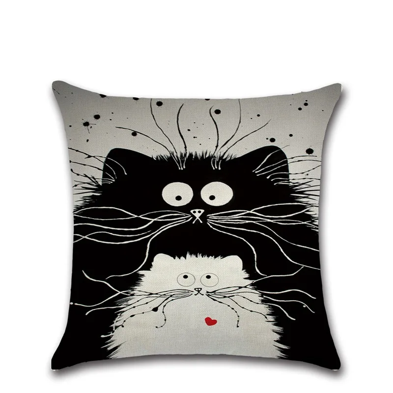 Наволочки из хлопка 45 х45 см|cushion cover|cat cushion covercover cotton |