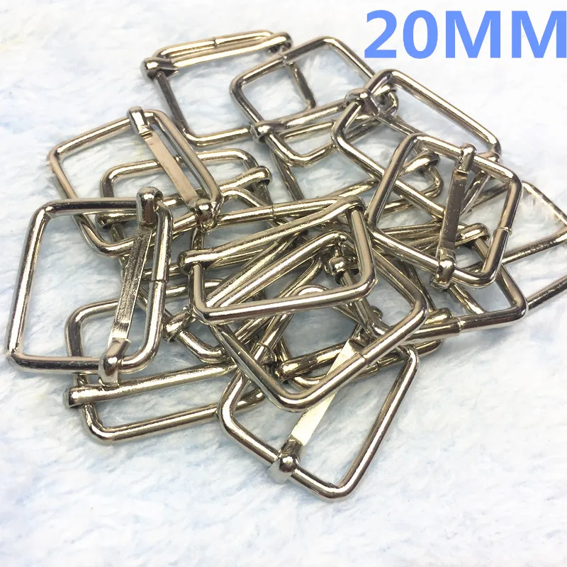 20MM silver metal  Slider Tri Glide buckle_