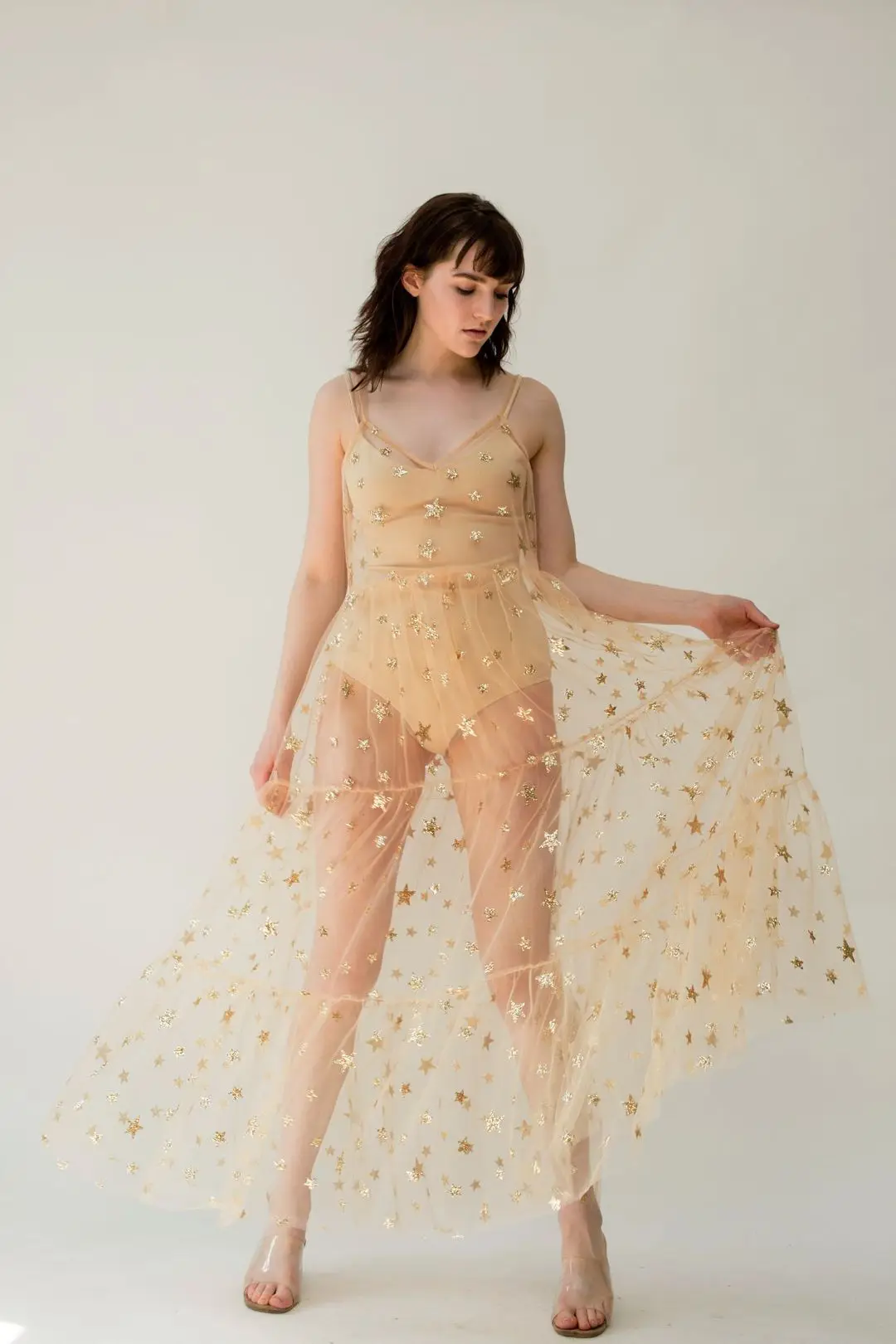 sheer cover up dress