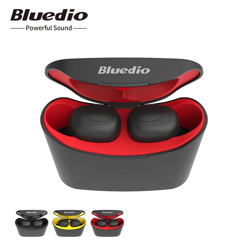 Bluedio T elf TWS BT 5 0 мини наушники 3D стерео Беспроводная Спортивная гарнитура Глубокие