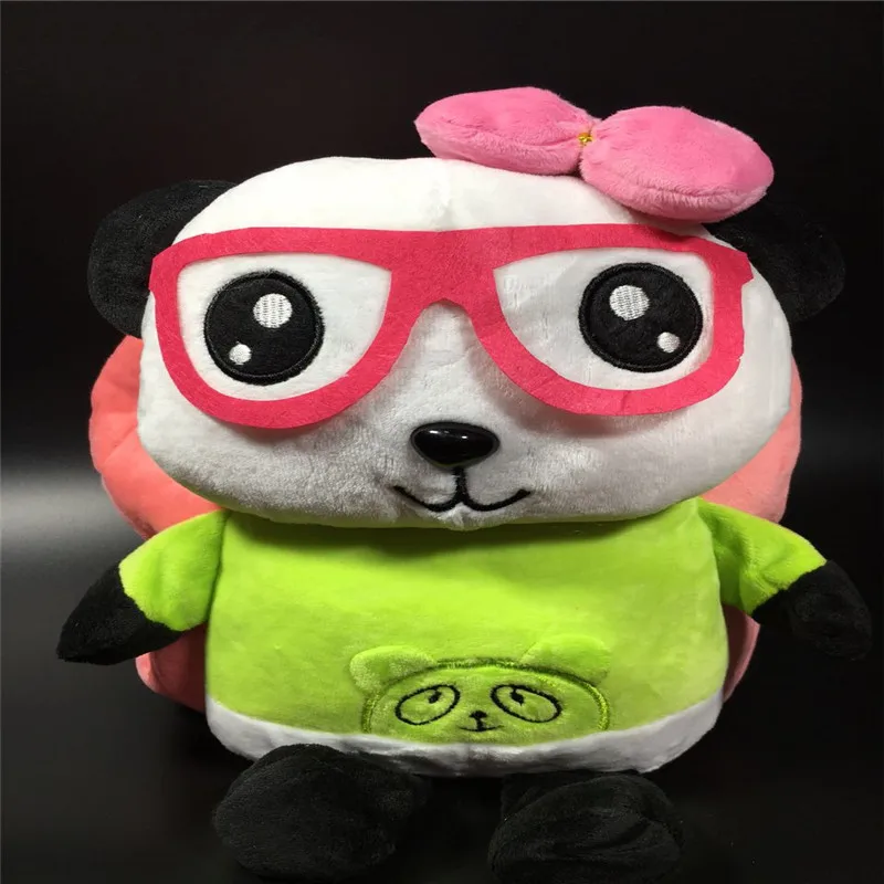 Новый личный панда милый мультфильм дети плюшевые рюкзак игрушки мини школьный