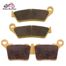 Pastilhas de freio dianteiras e traseiras da motocicleta para ktm EXC-F 250 350 EXC-R 450 400 exc 450 525 2004-2007/exc 500 2012-2016 # c