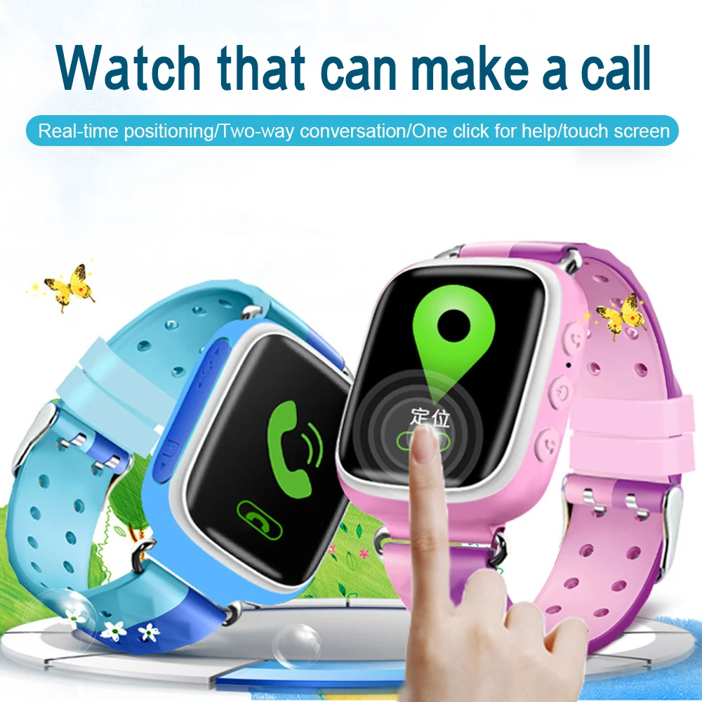 

Q80 Children Kids GPS Smartwatch Smart Wristband 1.22 Inch Touch Screen Call SOS Smart Watch Men Girl Reloj Inteligente Relogio