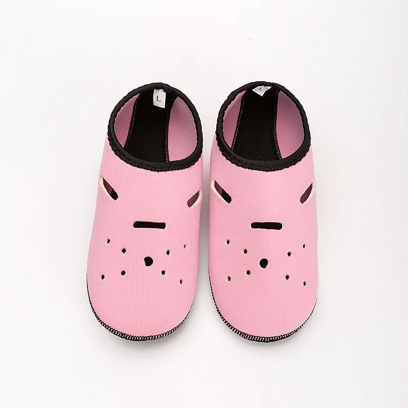 Неопреновые носки для дайвинга, перчатки,, Нескользящие, для подводного плавания, коралловые тапочки для взрослых, детская спортивная обувь для водных видов спорта, обувь для йоги - Цвет: Розовый