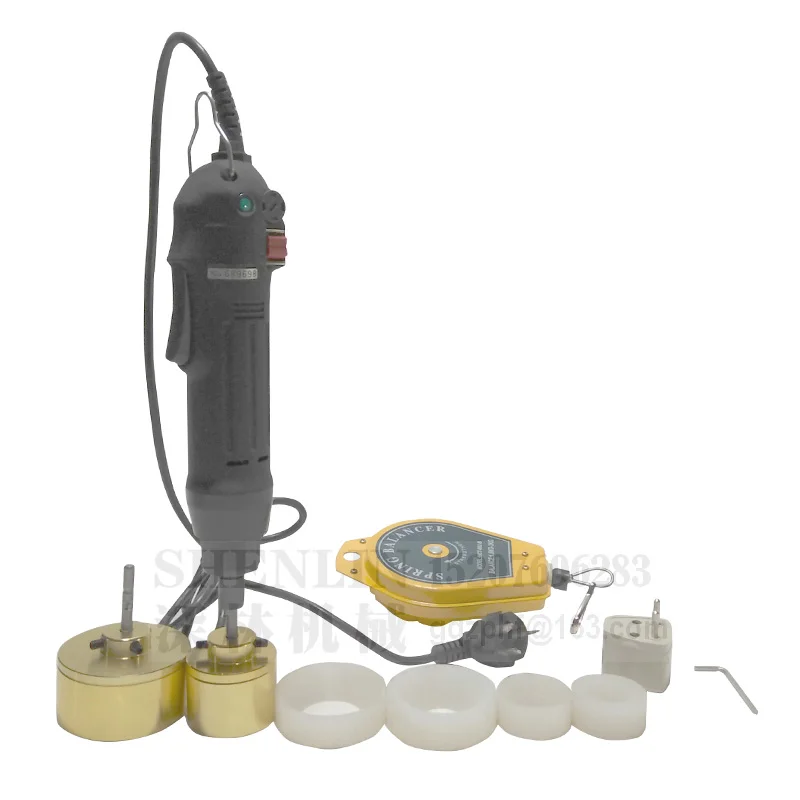 Hand held electric bottle capping machine black capping tool screwdriver capping tool 10-50mm 220V