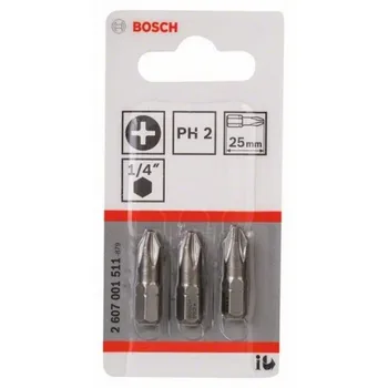 

BOSCH 2607001511 Tip screw driver Ph2 Extradura C 25mm 3uds