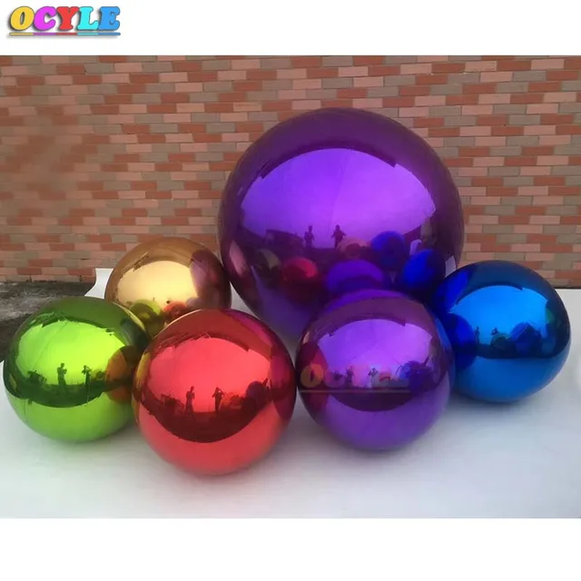OCYLE giant inflatable mirror ball for decoration PVC inflatable