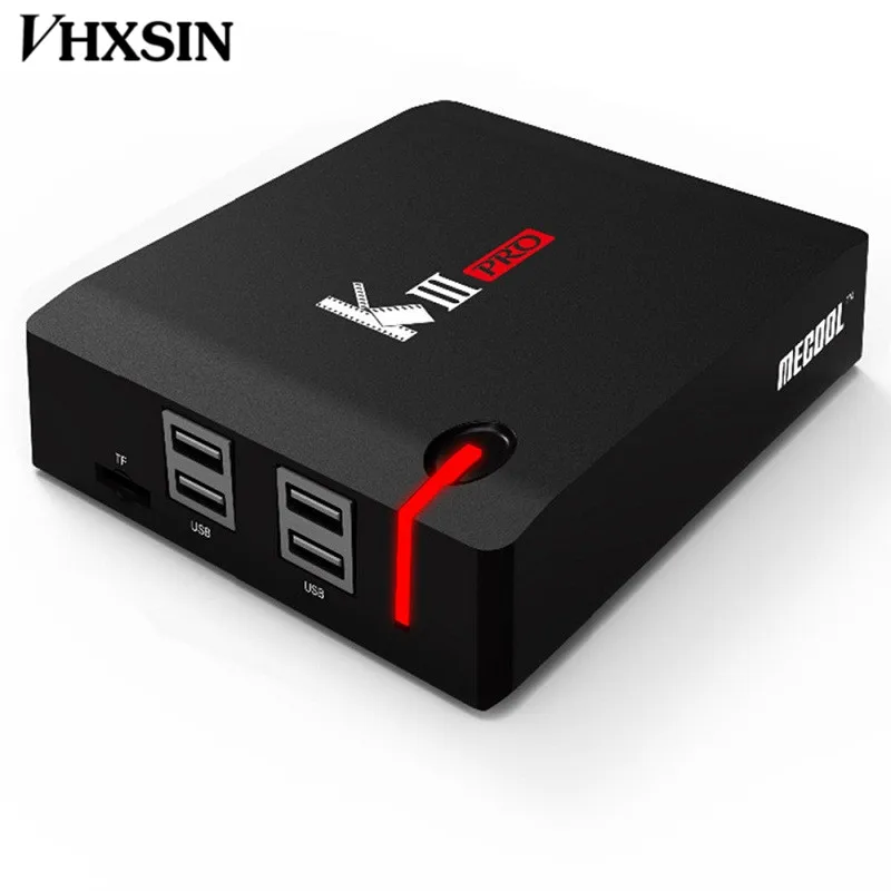 MECOOL KIII PRO 50 шт./лот Smart Android tv Box DVB T2 S2 3g 16G Amlogic S912 Восьмиядерный 4K